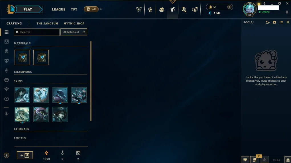 🌎NA 🔥S15⭐️Iron 2 🏆45 Champion ☢️Owend Ann Sivir Sary (Mythic)(Owend) 7 Shards 🔥 13k+ BE☢️🔥Honor 3 ✅Unverified Email🚀instant